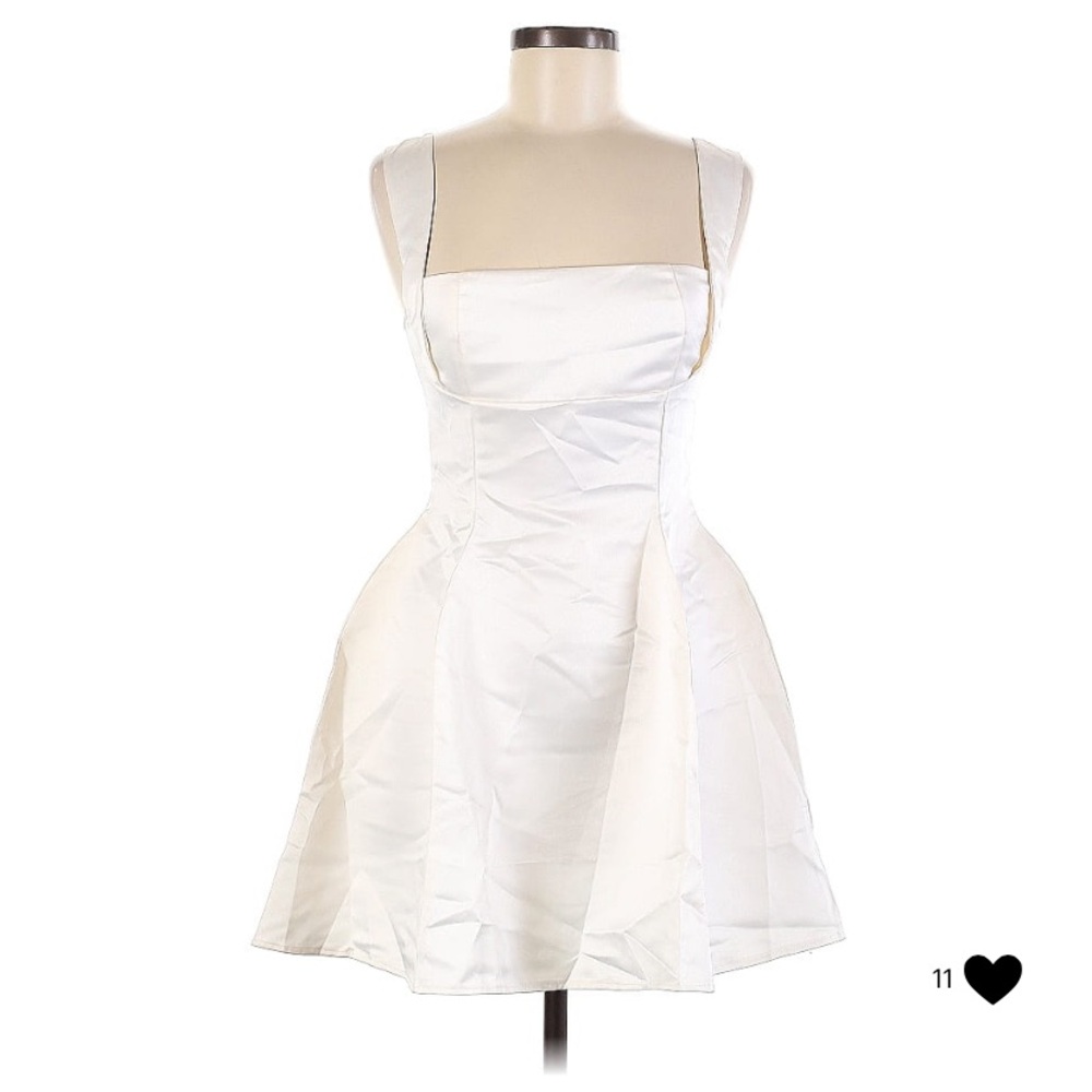 White cocktail dress